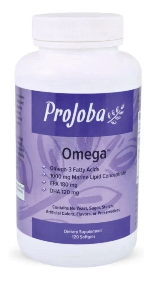 Youngevity Projoba Omega 1000 mg Omega-3 DHA EPA Brain Heart Health 120 Softgels