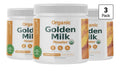 Teaveli Organic Golden Milk Powder with Turmeric Ginger Curcumin Tusli 3 Pack