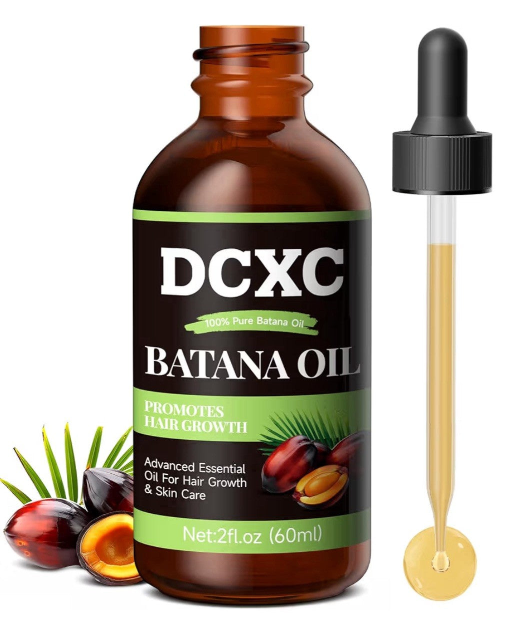 DCXC 100% Pure & Natural Batana Oil for Hair Growth Strengthens Hair 60ml