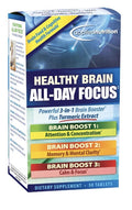 Applied Nutrition Healthy Brain All-Day Focus Memory Mental Clarity Calm 50 Tabs