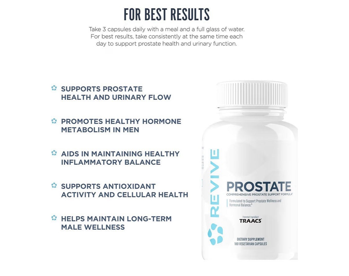 Revive Prostate Maintain Healthy Prostate Reduce Inflammation For Men 120capsule