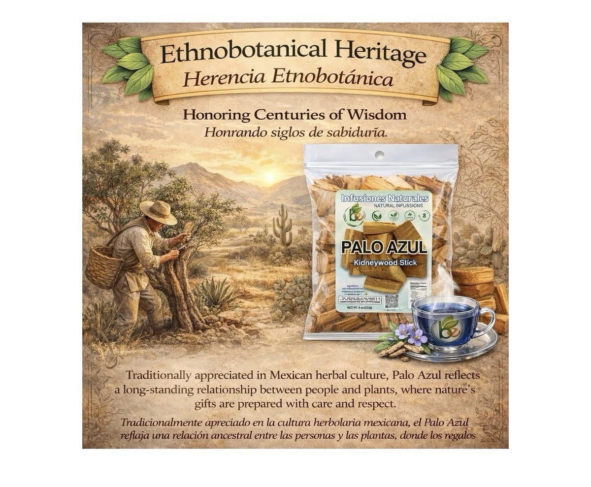 B-Experts Palo Azul Natural Herbal Tea Eysenhardtia Polystachya 4 oz