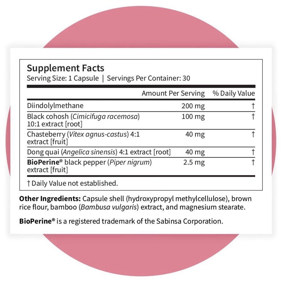 Pattern Wellness Menopause Complex Natural Supports Menopause Symptoms 30capsule