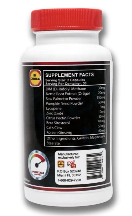 PROSTMEN Prostate Supplement Prostate Support Urinary Frequency Vitality 2 Packs