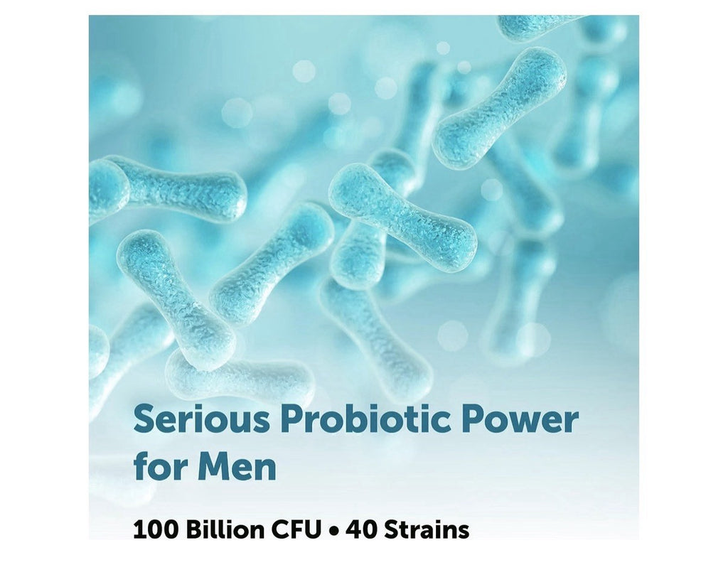 Micro Ingredients Men’s Probiotics 40 Strains 100 Billion CFU 120 Capsules
