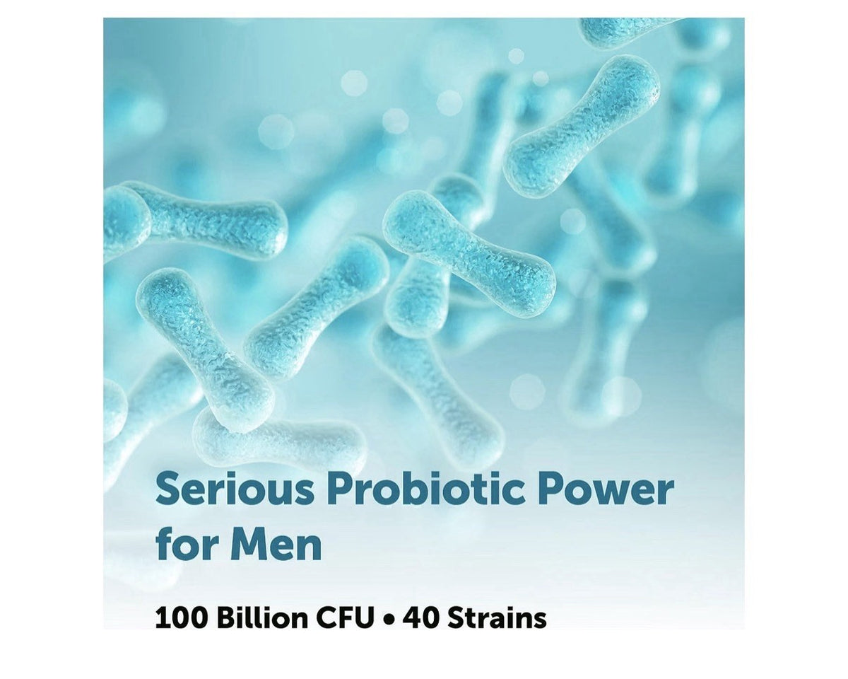 Micro Ingredients Men’s Probiotics 40 Strains 100 Billion CFU 120 Capsules