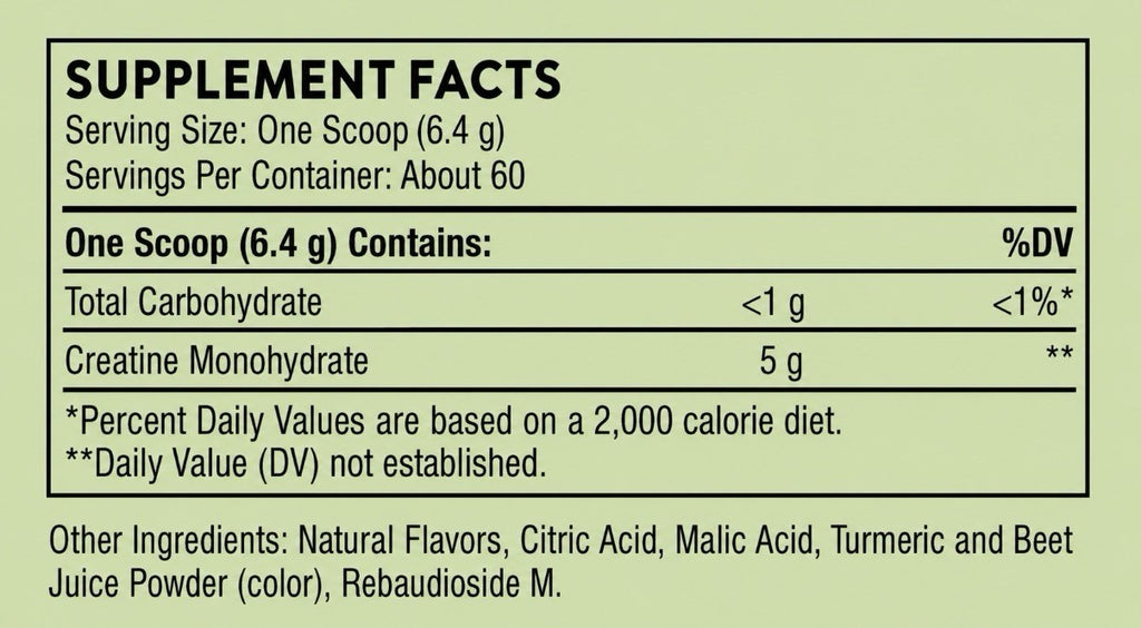 THORNE Creatine Monohydrate Powder For Women & Men Pineapple Orange 60 Servings