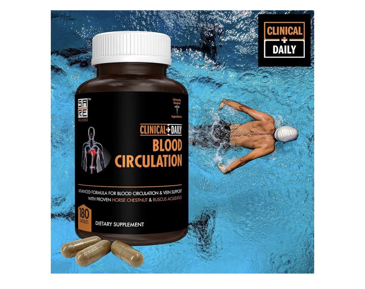 Clinical Daily Blood Circulation Supplement Circulation And Vein Support 180Caps