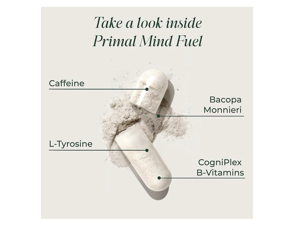 Primal Harvest Primal Mind Fuel Brain Booster Supplement Focus Energy 2 Packs