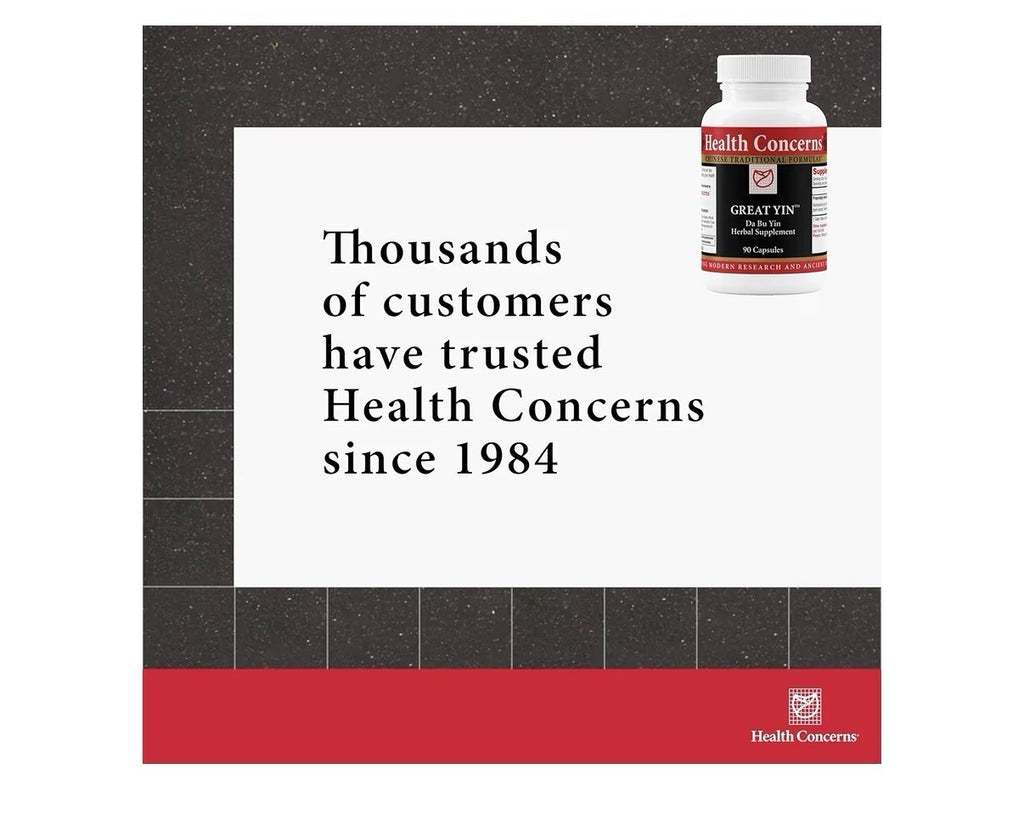 Health Concerns Great Yin Herbal Supplement Menopause Relief Hot Flash Support