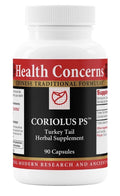 Health Concerns Coriolus PS Turkey Tail Herbal Supplement Immune Gut Health 90ca