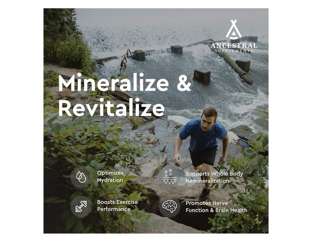 Ancestral Supplements Ancestral Minerals supports Optimal Hydration 180 Capsules