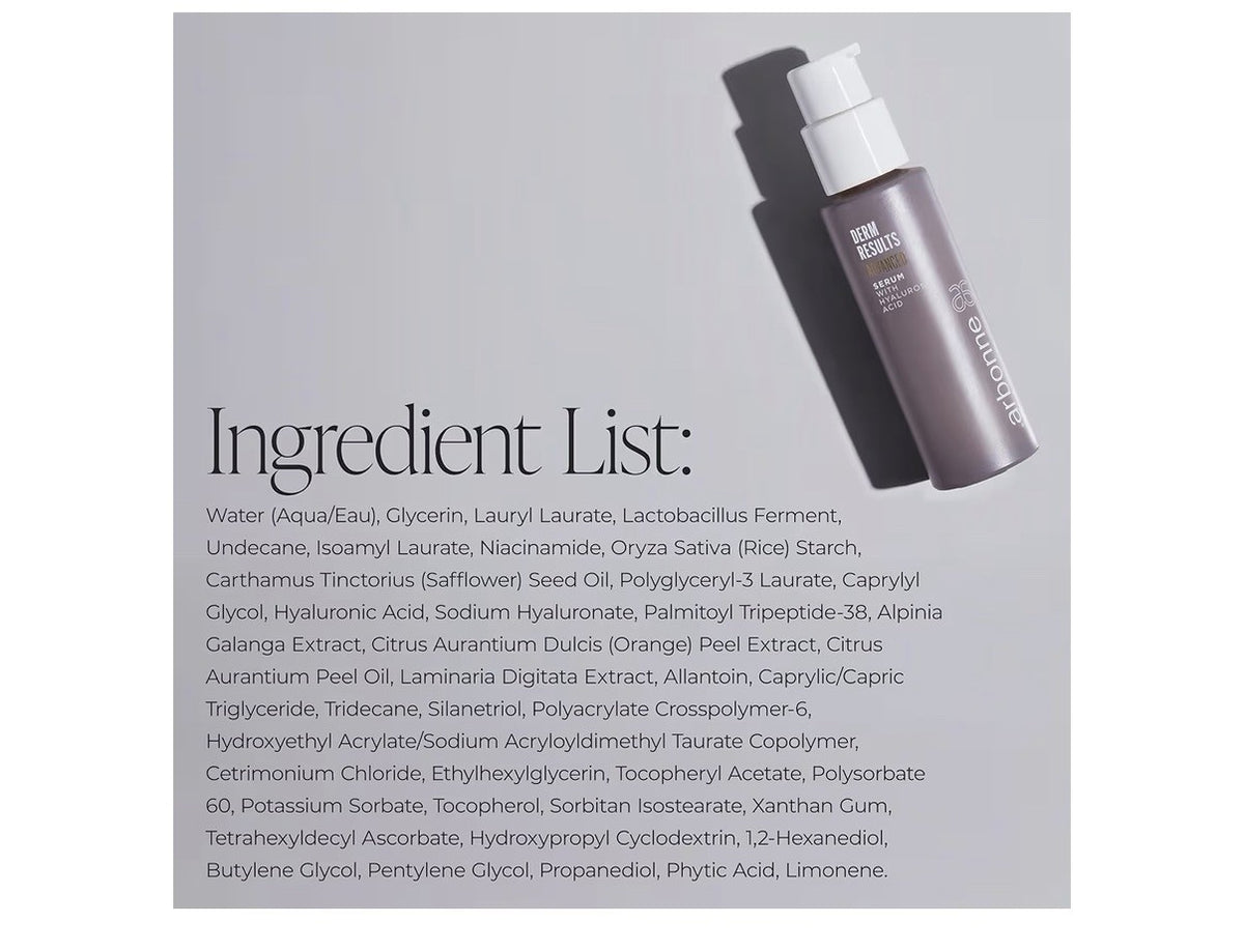 Arbonne DermResults Advanced Serum With Hyaluronic Acid Face Hydrating
