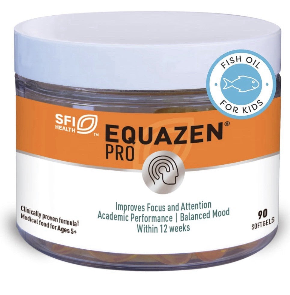 Equazen PRO Omega 3 Omega 6 Fish Oil for Kids Improve Focus Performance Mood 90c