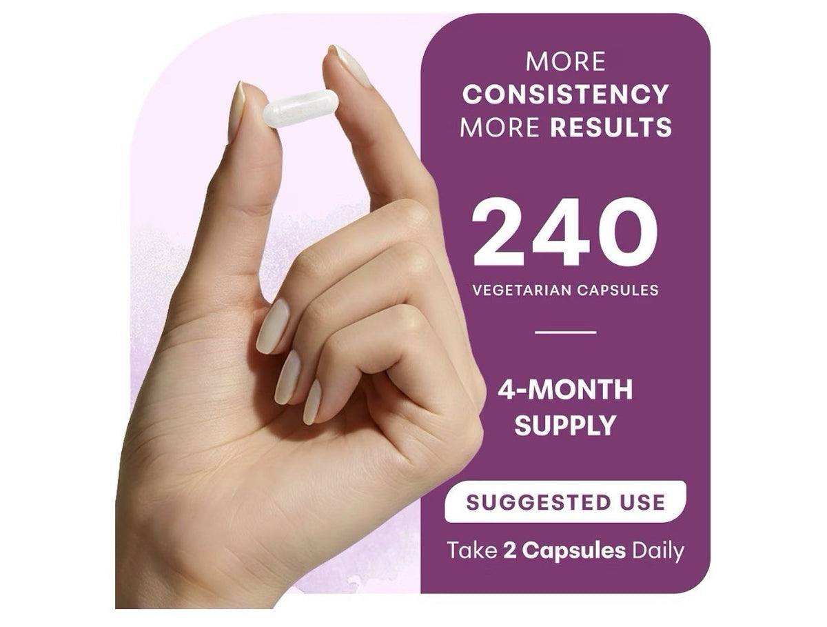 Micro Ingredients Magnesium Complex for Women Clean Ingredients 240 Capsules