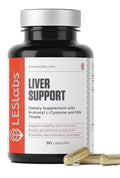 LES Labs Liver Support Promotes Healthy Liver Glutathione Detoxification 90 Caps
