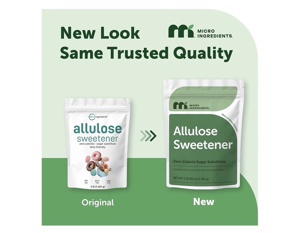 Micro Ingredients Allulose Sweetener Zero Calorie Keto Friendly 3 lb