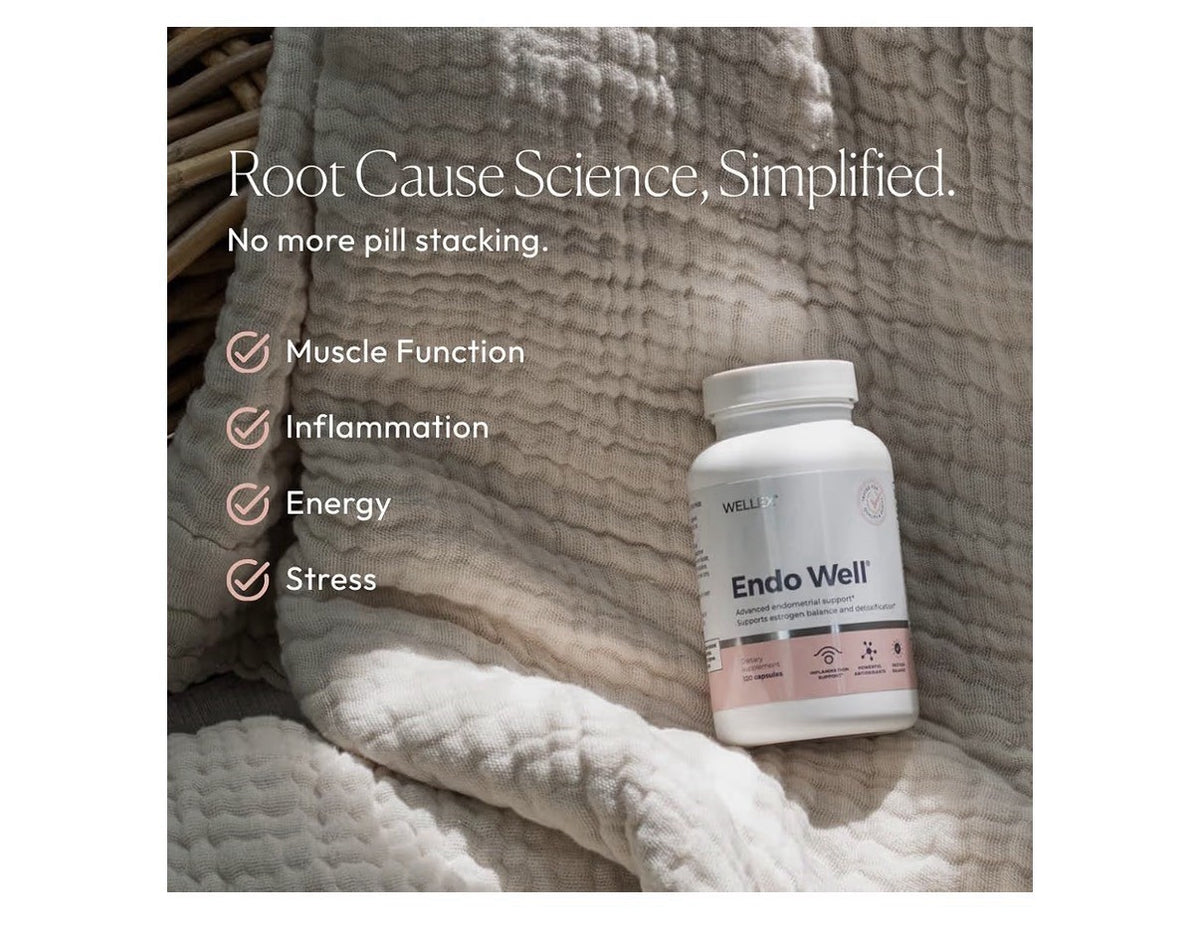 Endo Well Women's Cycle Support Muscle Function Energy Metabolism 120 Capsules
