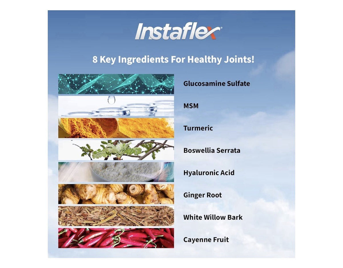 Instaflex Joint Support Relieve Discomfort Flexibility Mobility Women Men 2 Pack