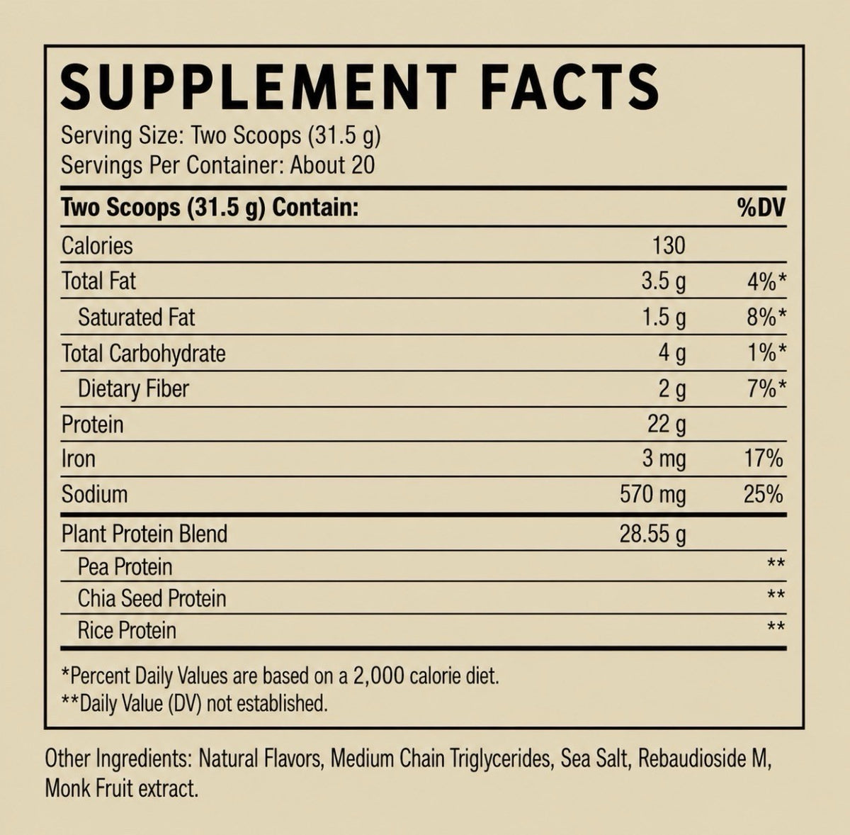 THORNE Plant Protein Vanilla Flavored Powder Lean Muscle Mass Support 630grams