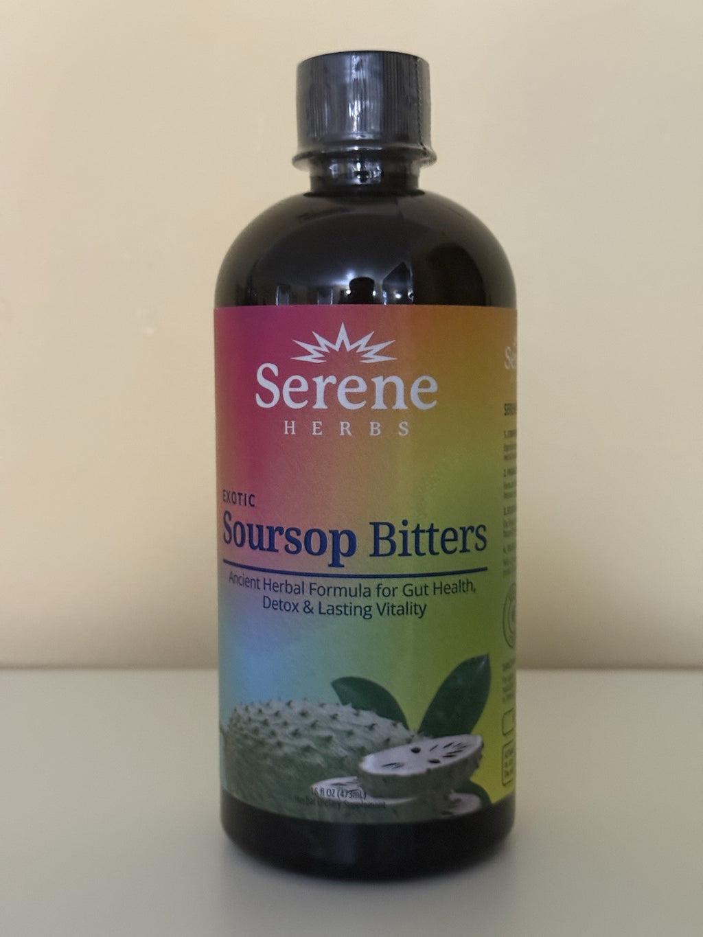 6 Pack Serene Herbs Exotic Soursop Bitters Liquid Gut Health Detox Vitality