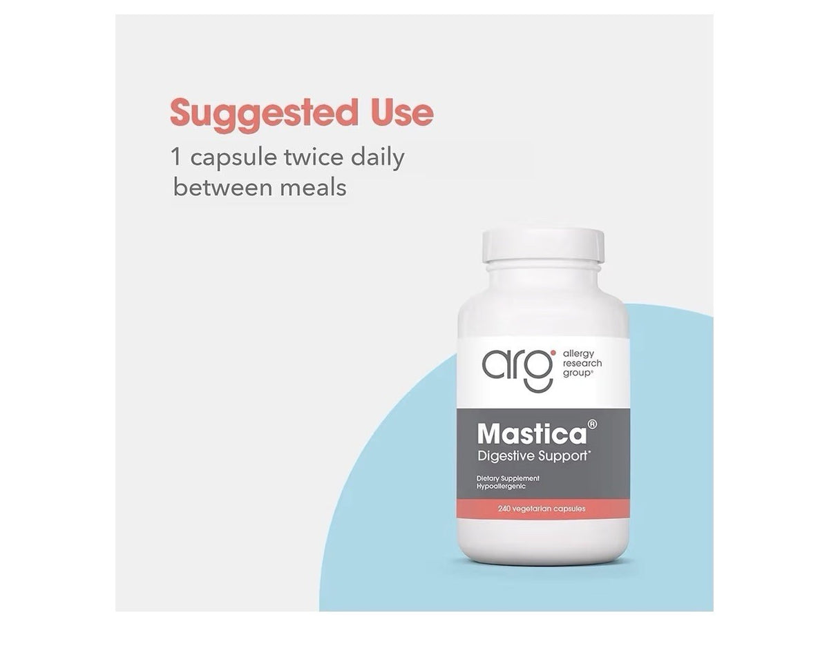 Allergy Research Group ARG Mastica Digestive Support Hypoallergenic 240 Capsules