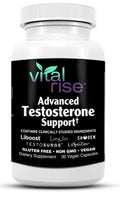 Vital Rise Testosterone Supplement for Men Advanced Testosterone Booster 30 Caps