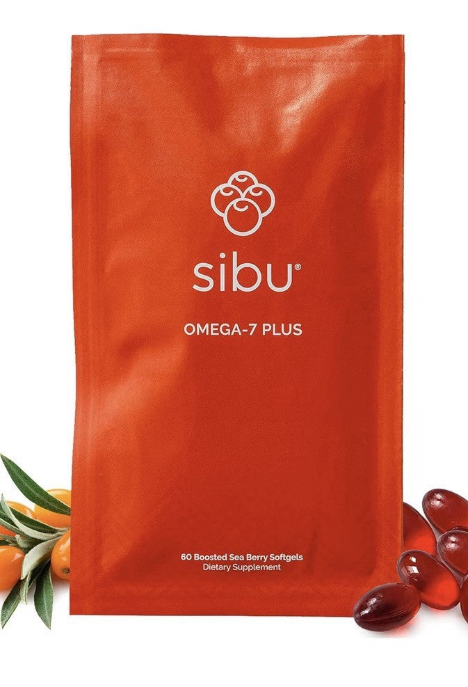 sibu Omega-7 Plus Sea Buckthorn Vitamin D3 Omega 3 DHA 60 Softgels