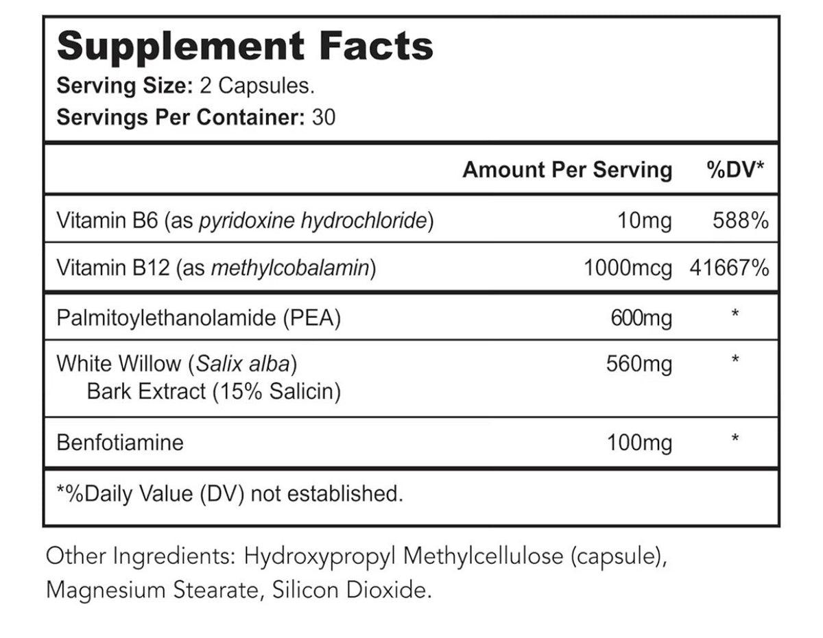 Nerve Restore Nerve Restore Nerve Health Support Supplement 60 Capsules