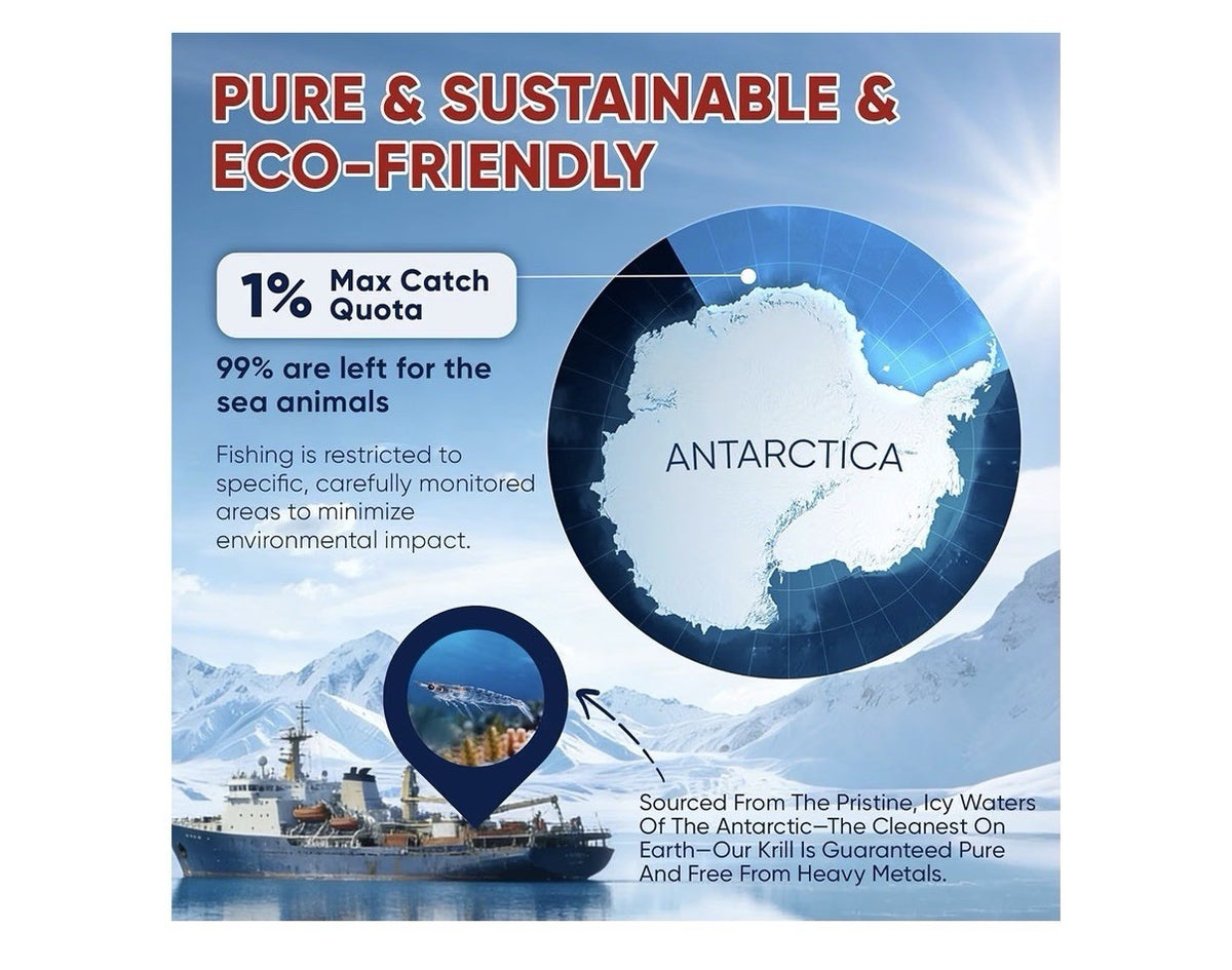 Nextdia Omega 3 Antarctic Krill Oil Gummies Fish Oil 60 Gummies