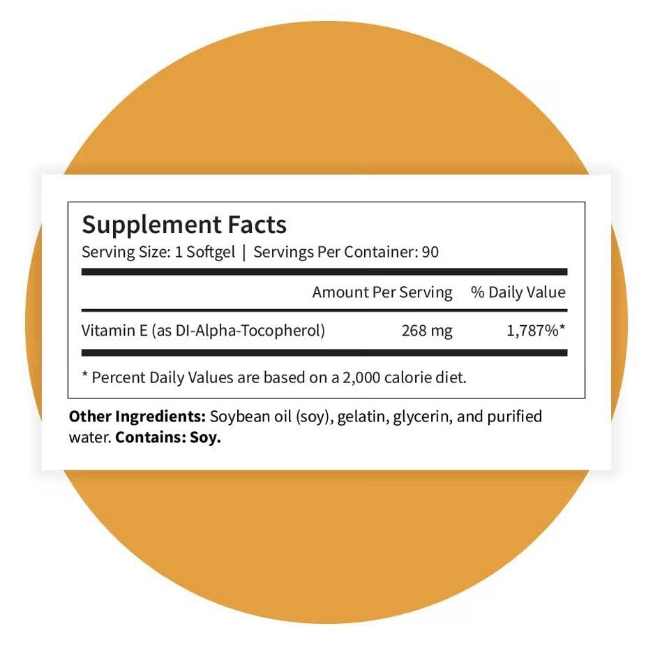 3 Pack Pattern Wellness Vitamin E 400 IU Supports Antioxidant Whole Body Health