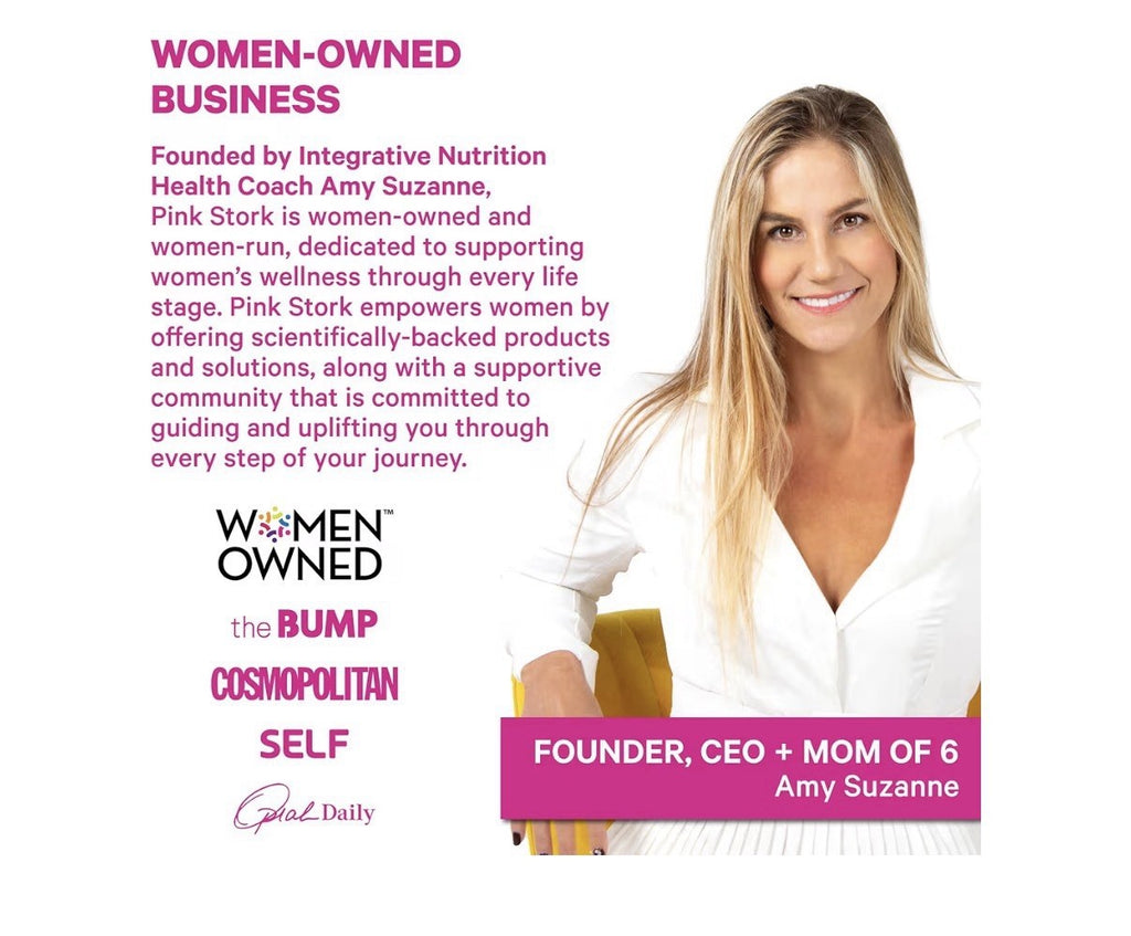 Pink Stork PMS Tea Hormone Balance Bloating Period Regularity Mood Swings Women