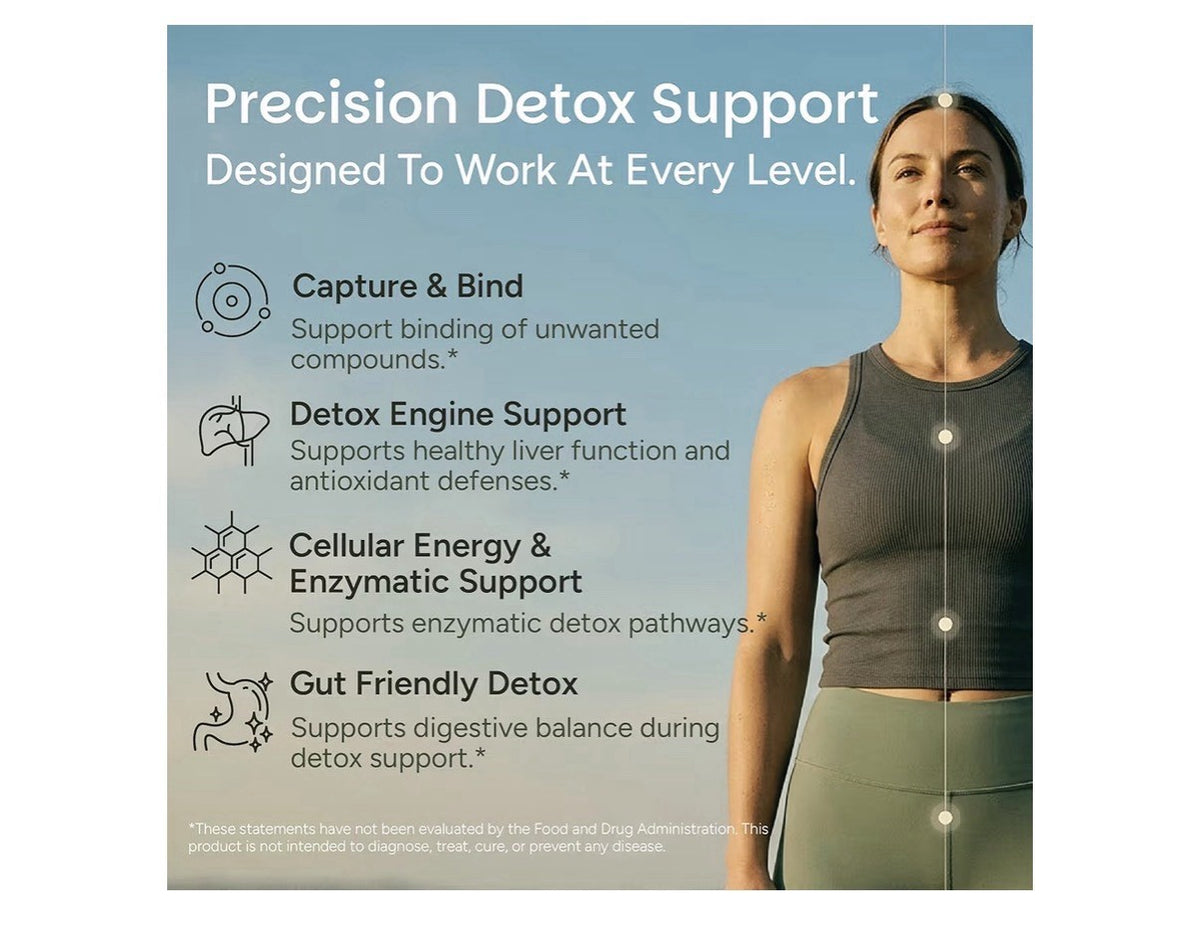 Harmonex Zeolite Detox Micropollutant Binder Gut Digestive Liver Support 100Tabs