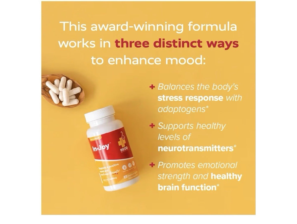 Redd Remedies In Joy Mood Stress Emotional Strength Support Positive Mood 60caps