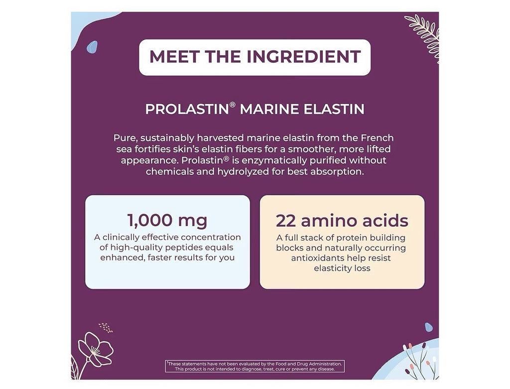 Body Kitchen Pro-Elastin 1000 mg Supplement Help Reduce Signs Of Aging 60Capsule