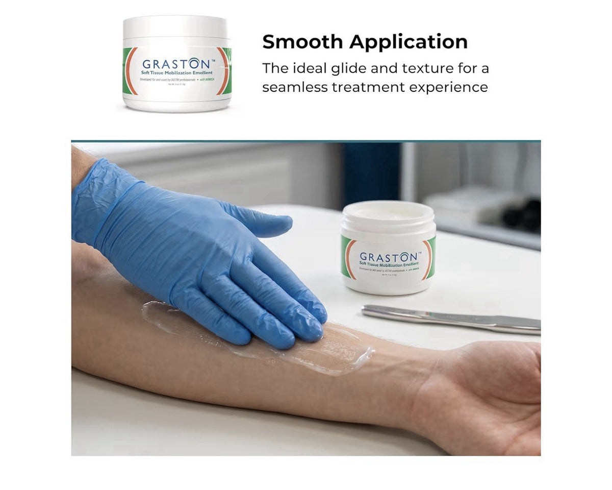 3 Pack Graston Soft Tissue Mobilization Emollient With Arnica Massage Cream