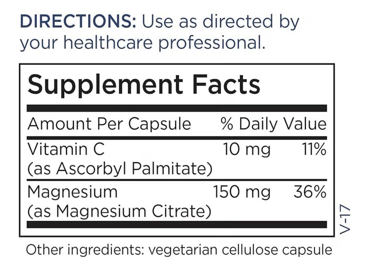 Metabolic Maintenance Magnesium Citrate Calm Sleep Muscle Support GI 120capsules