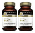 2 Packs Quality of Life Kinoko Gold AHCC  Immune Support 120 Capsules