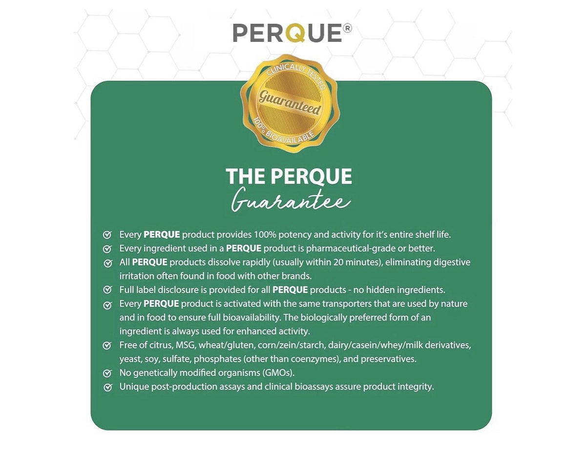 Perque Potent C Guard Tabsules Enhance Cell Energy Help Reduce Stress 100Tabsule
