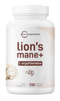 Micro Ingredients Lion’s Mane Mushroom with L-Ergothioneine 240 Capsules