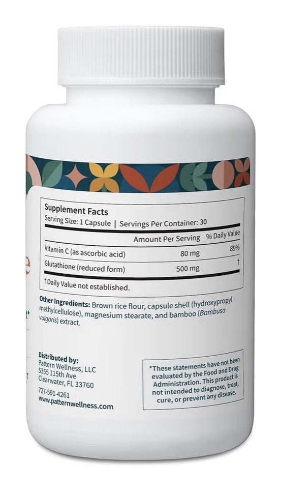 Pattern Wellness Glutathione Detoxification & Immune Support Antioxidant 3 Pack