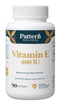 Pattern Wellness Vitamin E 400 IU Supports Antioxidant Whole Body Health 90sgel