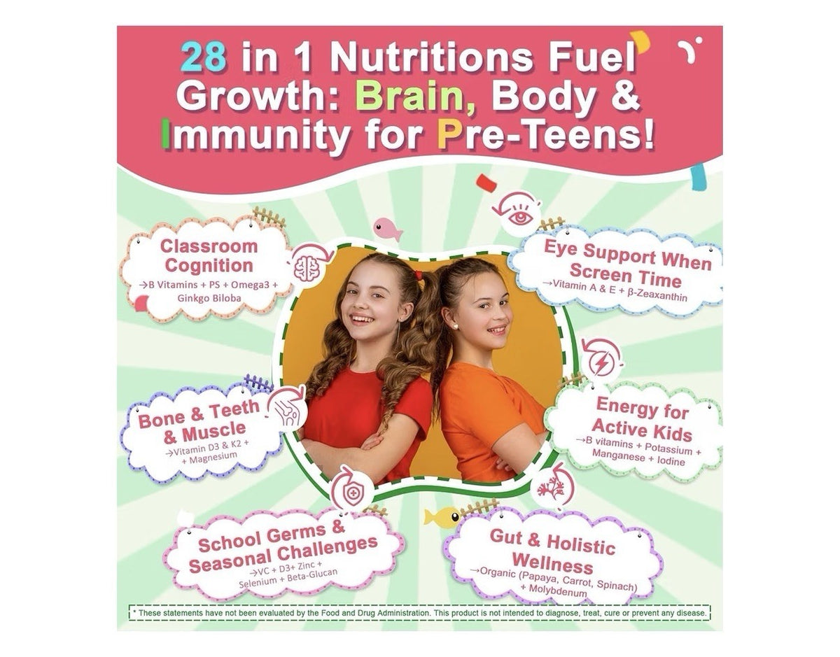 Nextdia Tween & Teen Multivitamin All In One Gummies 10-19 Ages 60 Gummies