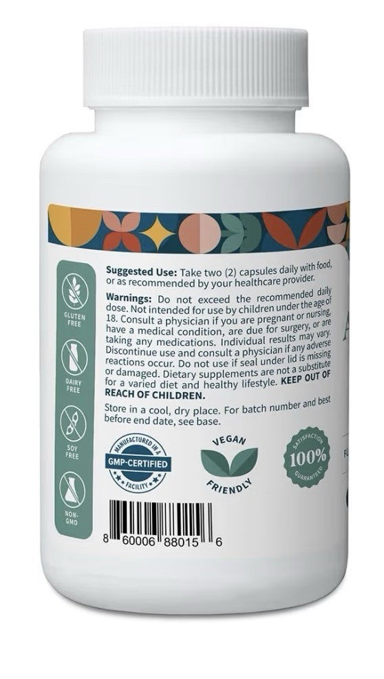 Pattern Wellness Ashwagandha Complex Stress & Mood Support for Men & Women 60cap