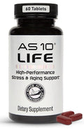 Nugevity AS 10 Life Stress Aging Immune Support and Anti Aging Supplement 60Tabs