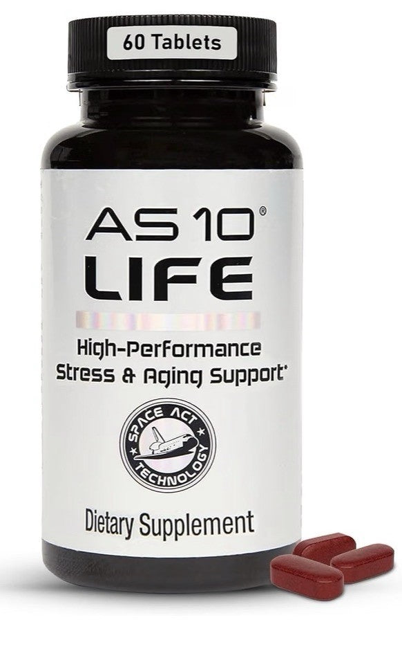 Nugevity AS 10 Life Stress Aging Immune Support and Anti Aging Supplement 60Tabs