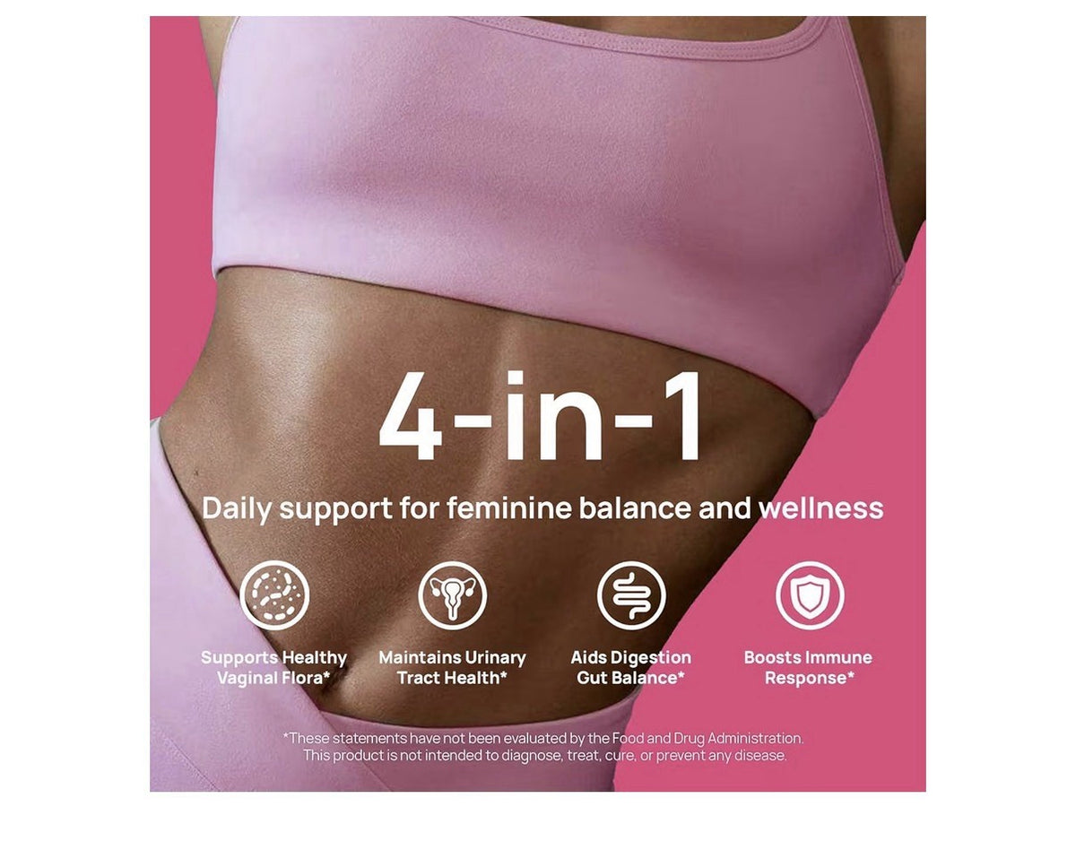 Selerb Vaginal Probiotics Prebiotics for Women 50 Billion CFU with Cranberry 60c