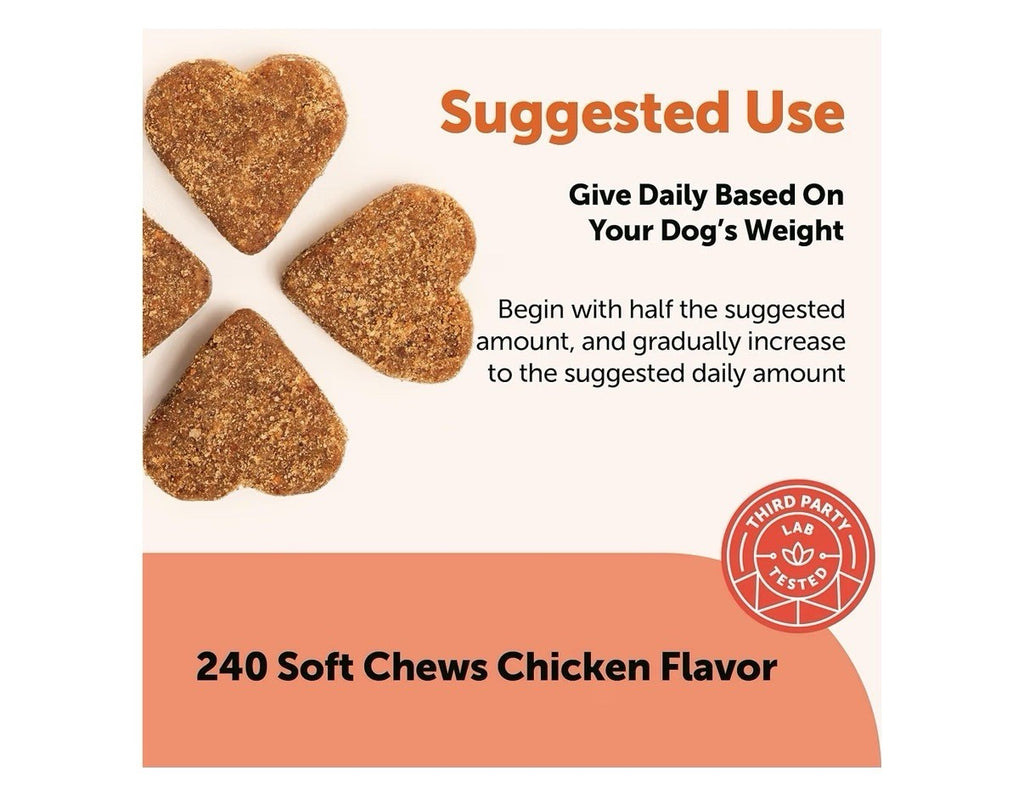 Micro Ingredients Dog Multivitamin 25-in-1 240 Soft Chews Chicken Flavor