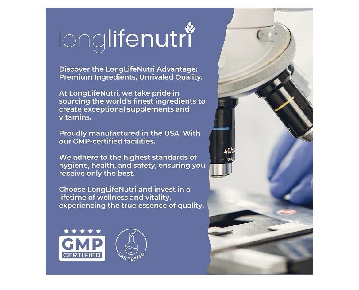 LongLifeNutri Synaptig 1000mg Alpha GPC + Uridine Monophosphate 600mg 180capsule
