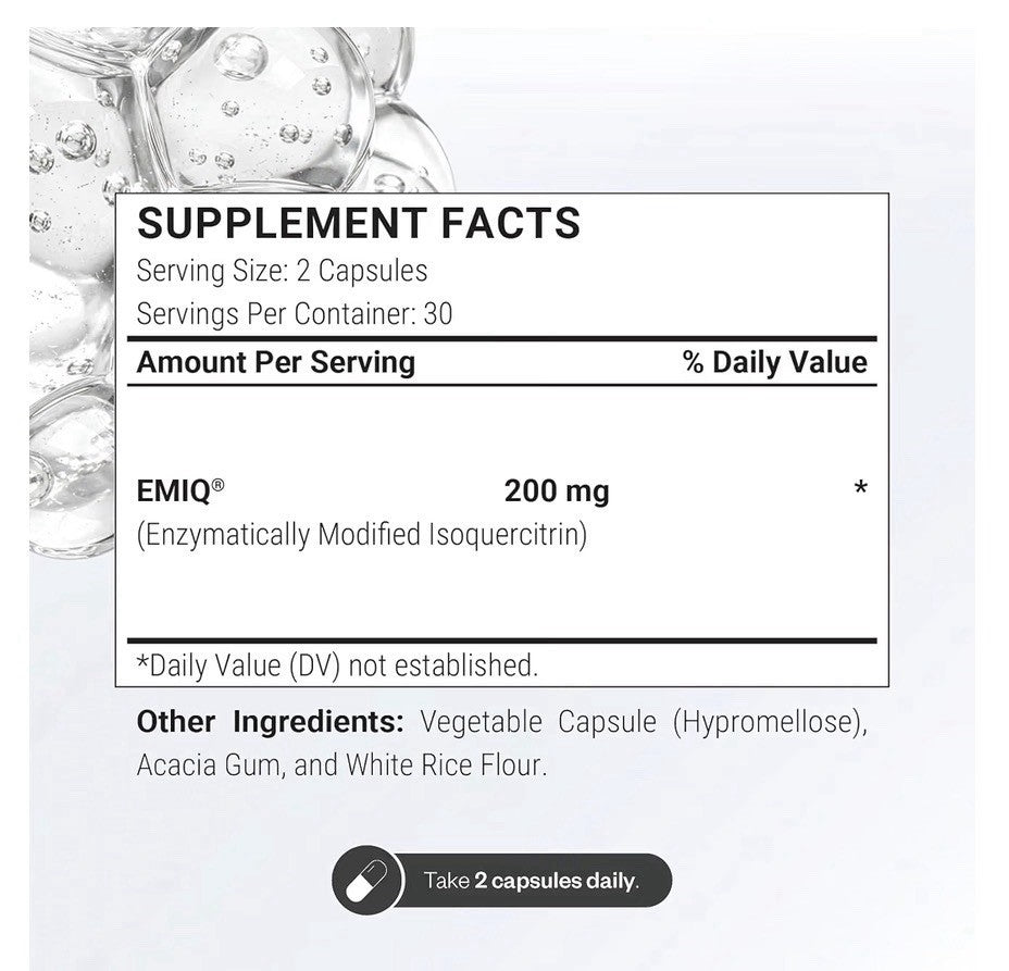 Supersmart IsoQuercitrin EMIQ 200mg per Day 60 Vegetarian Capsules